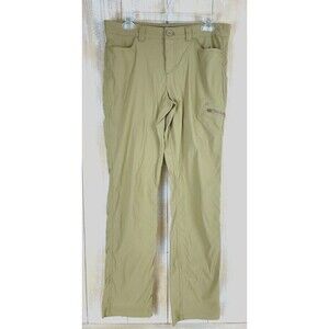 Eddie Bauer Cargo Pants Tan Color Pockets Nylon Outdoor Hiking Women’s Size 8